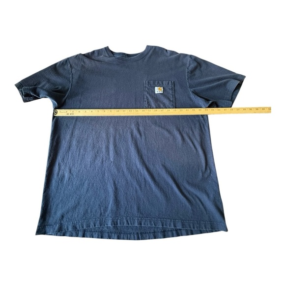 Carhartt Navy Crew Neck Tee - Picture 5 of 9